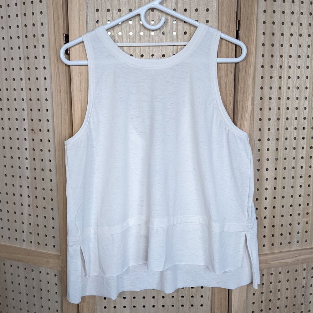 Calia women's white tank top, New With Tags, flowy, breathable fabric